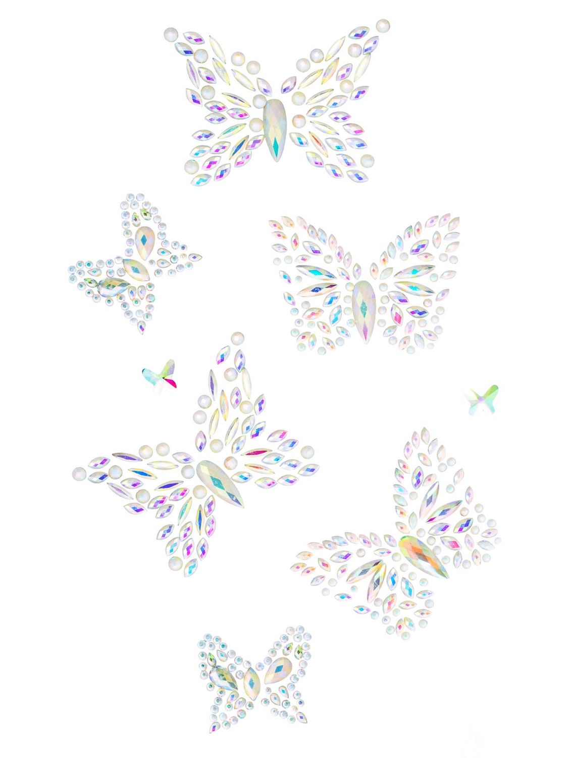 BODY021 AURIELIA ADHESIVE GLOW IN THE DARK BODY JEWELS