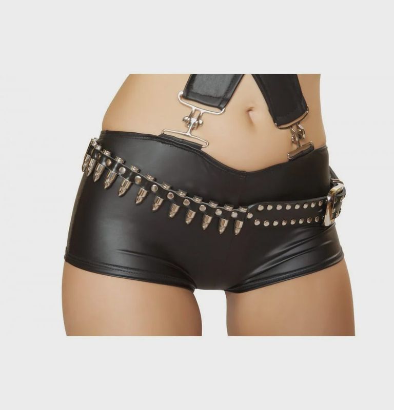 BELT102 - STUDDED BULLET BELT
