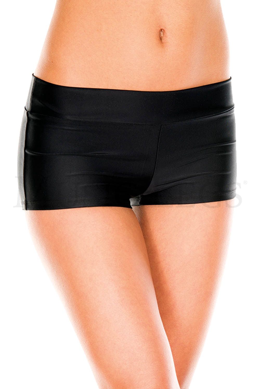 121 Stretched booty shorts, Colour: BLACK