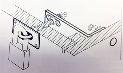 S-25 Cabinet Security Bar