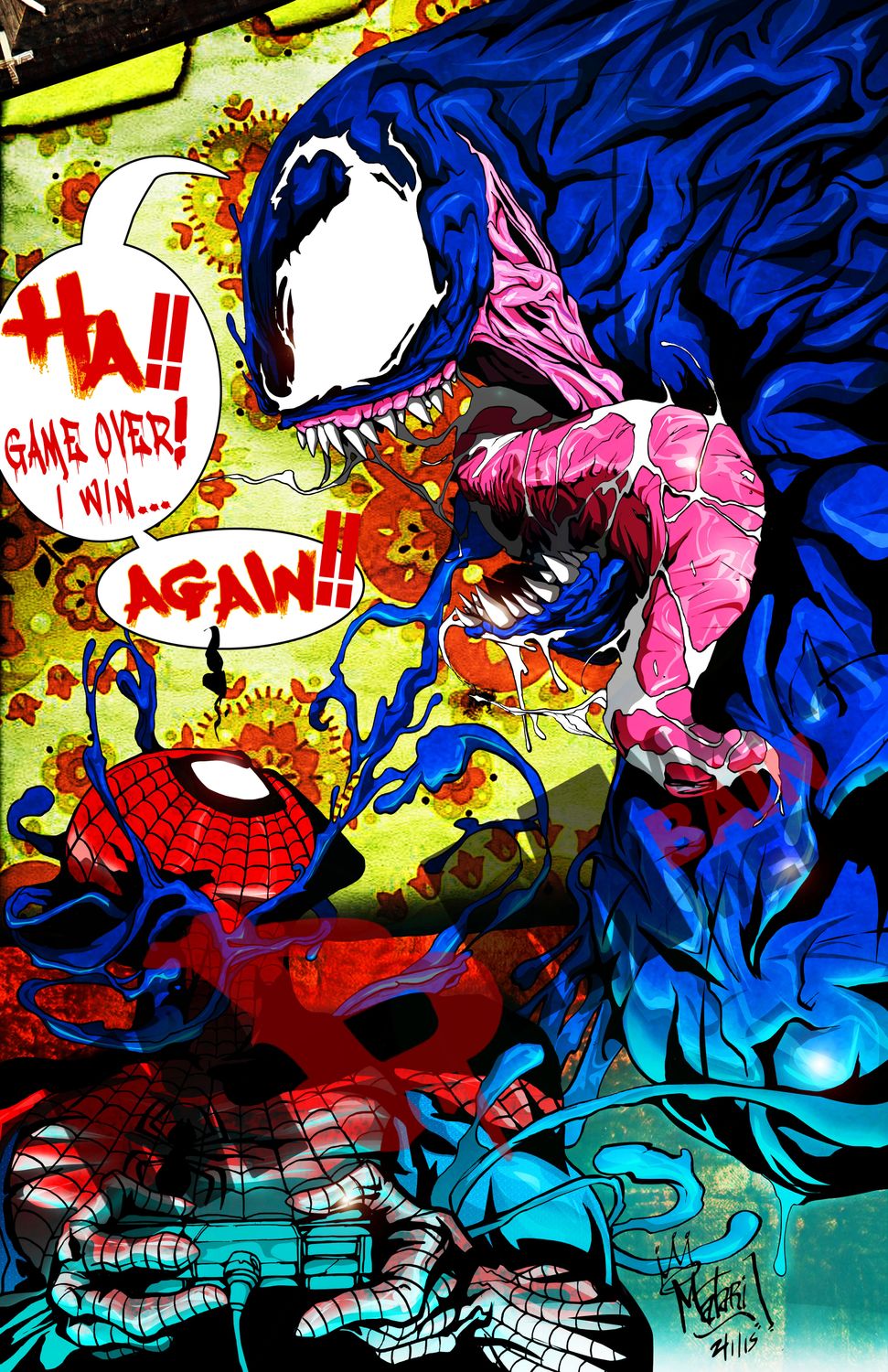 &quot;Spidey &amp; Venom (Game Over)&quot;