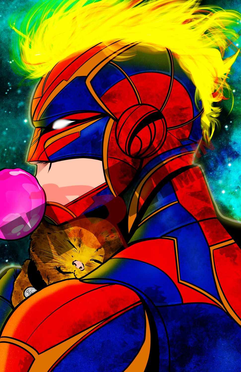 Captain Marvel &amp; Goose&quot;