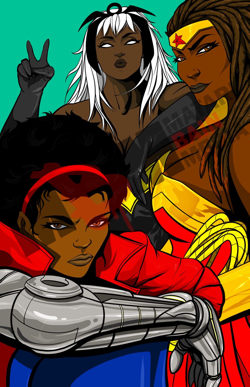 Misty Knight, Storm &amp; Nubia
