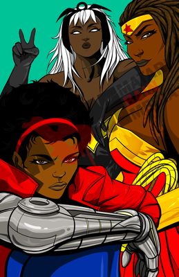 Misty Knight, Storm &amp; Nubia