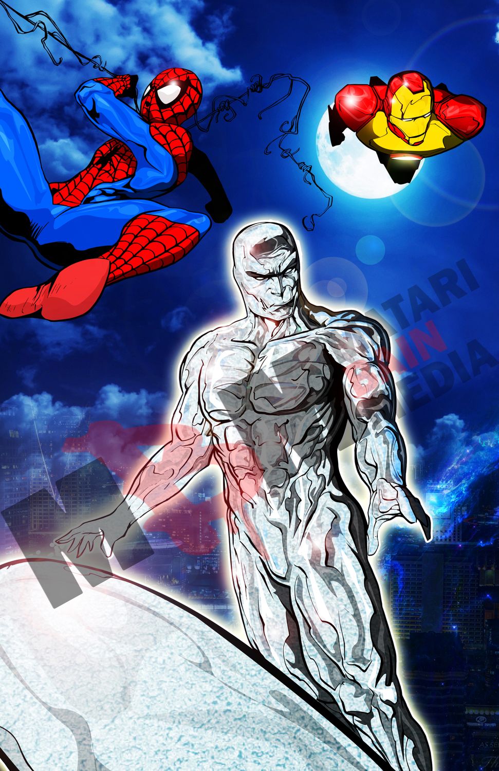 &quot;Spidey, Surfer &amp; Iron-Man&quot;