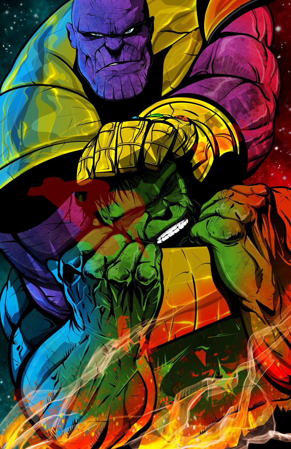 Thanos Vs Hulk
