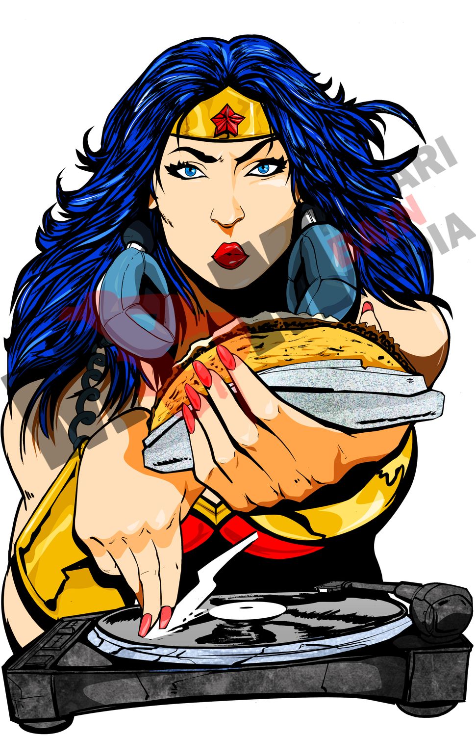 Wonder Woman (Tacos Tuesdays) (Comission)
