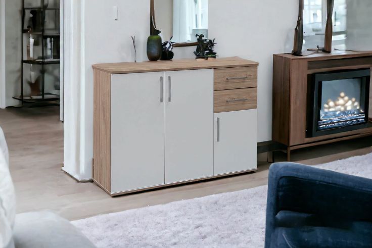 Cómoda Aparador Joana 3 Puertas y 2 Cajones