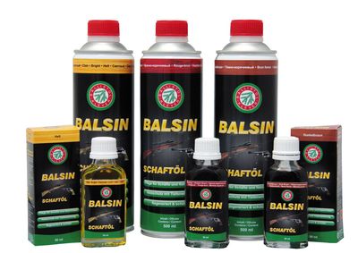 Puiduõli relvalaele Ballistol Balsin 50 ml. Tume pruun