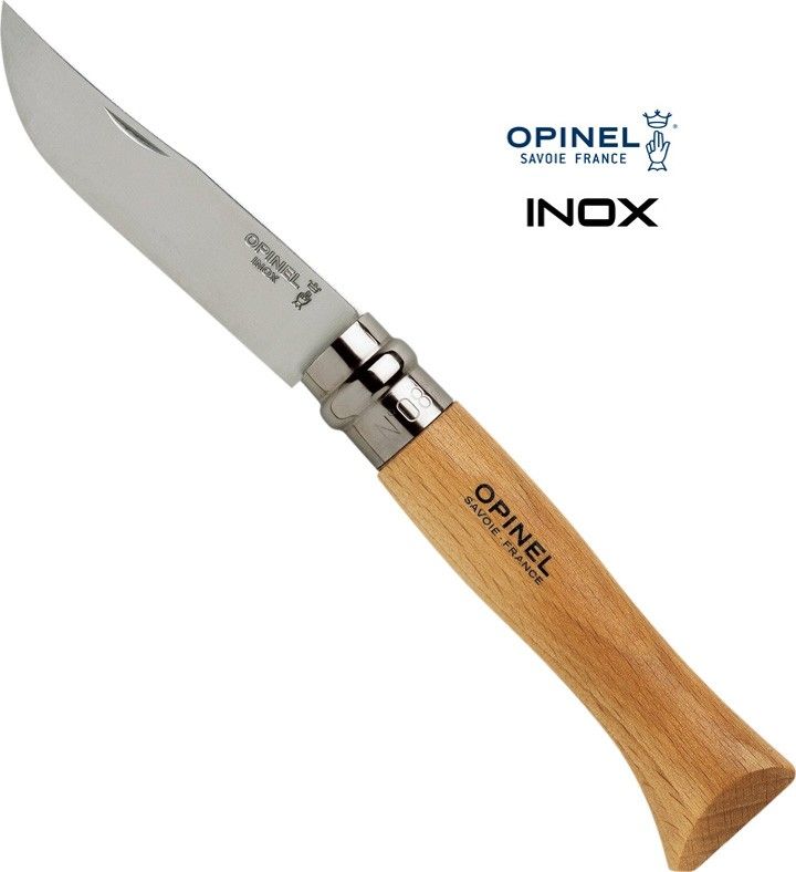 Liigend taskunuga Opinel 8 cm roostevabast terasest
