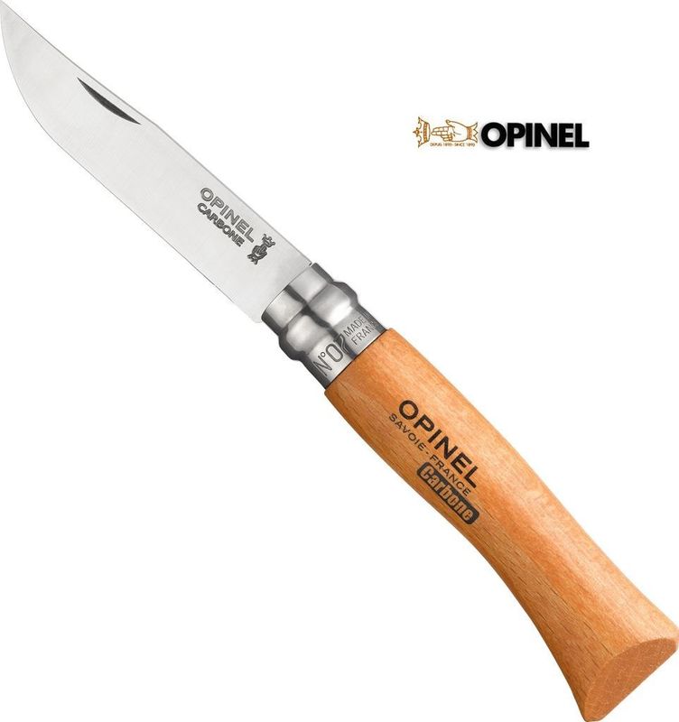 Liigend taskunuga Opinel 7 cm süsinikterasest
