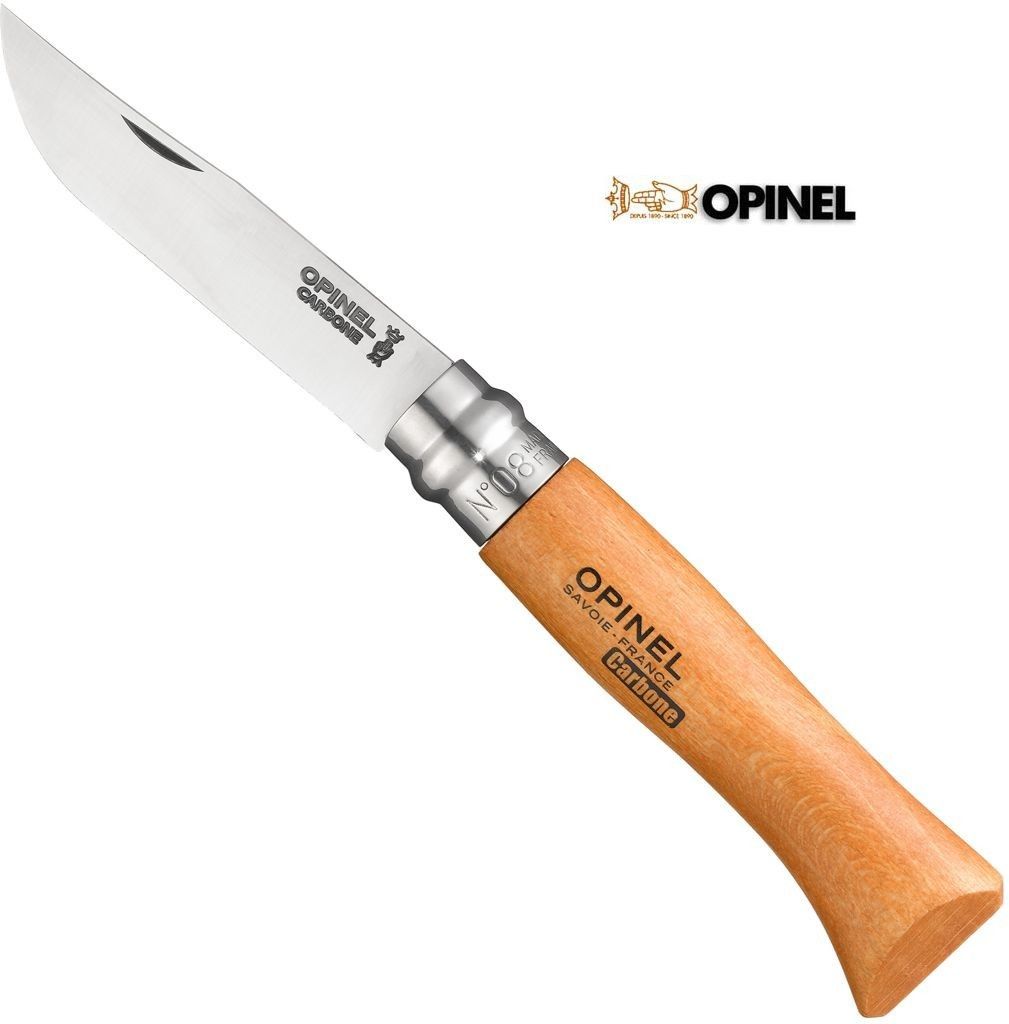 Liigend taskunuga Opinel 8 cm süsinikterasest