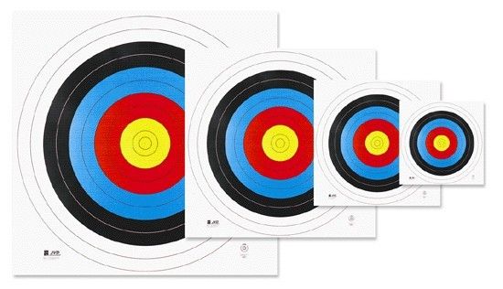 Target face, size 60x60 cm