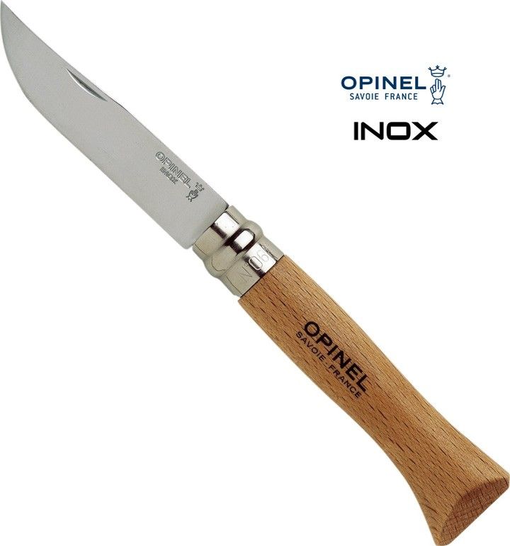 Liigend taskunuga Opinel 6 cm roostevabast terasest