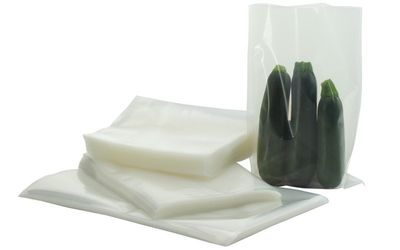 Channel vacuum bags for sausage, 110x450 mm. 50 pcs.