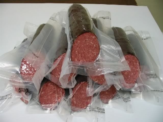 Channel vacuum bags for sausage, 110x450 mm. 50 pcs.