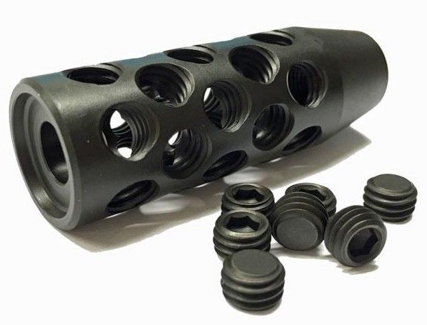 Stalon muzzle brake. M18x1, Max cal. 9,5