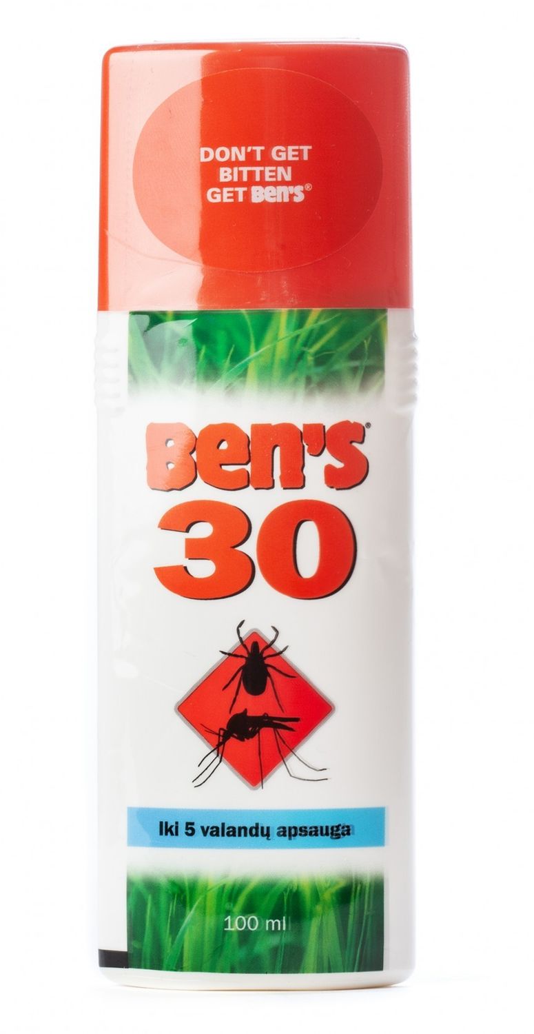 ​Mosquito Repellent Ben&#39;s 30. 100 ml