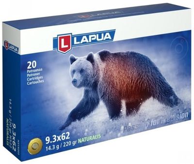 Padrun Lapua 9,3x62. Naturalis 16,2 g.
