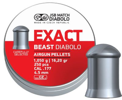 Õhupüssikuulid JSB Exact Beast Diabolo. 1,055 g