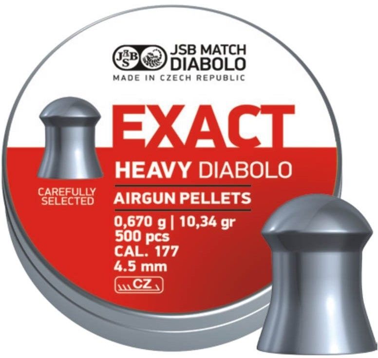 JSB Exact Heavy Diabolo pellets