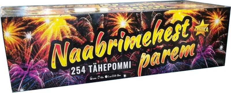 Ilutulestik NAABRIMEHEST PAREM. 254 LASKU