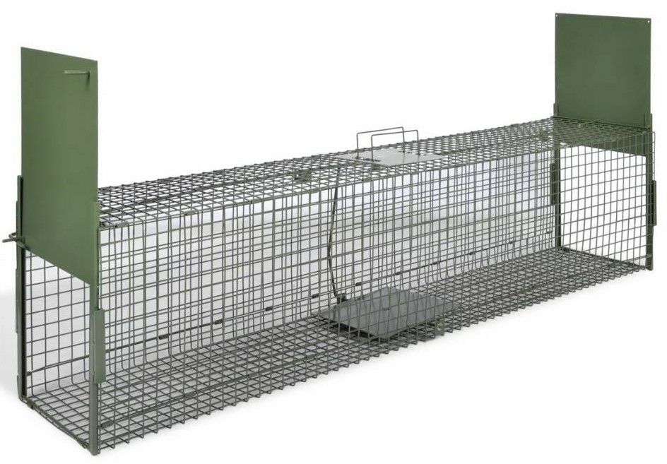 Live capture cage trap 100x28x28 cm