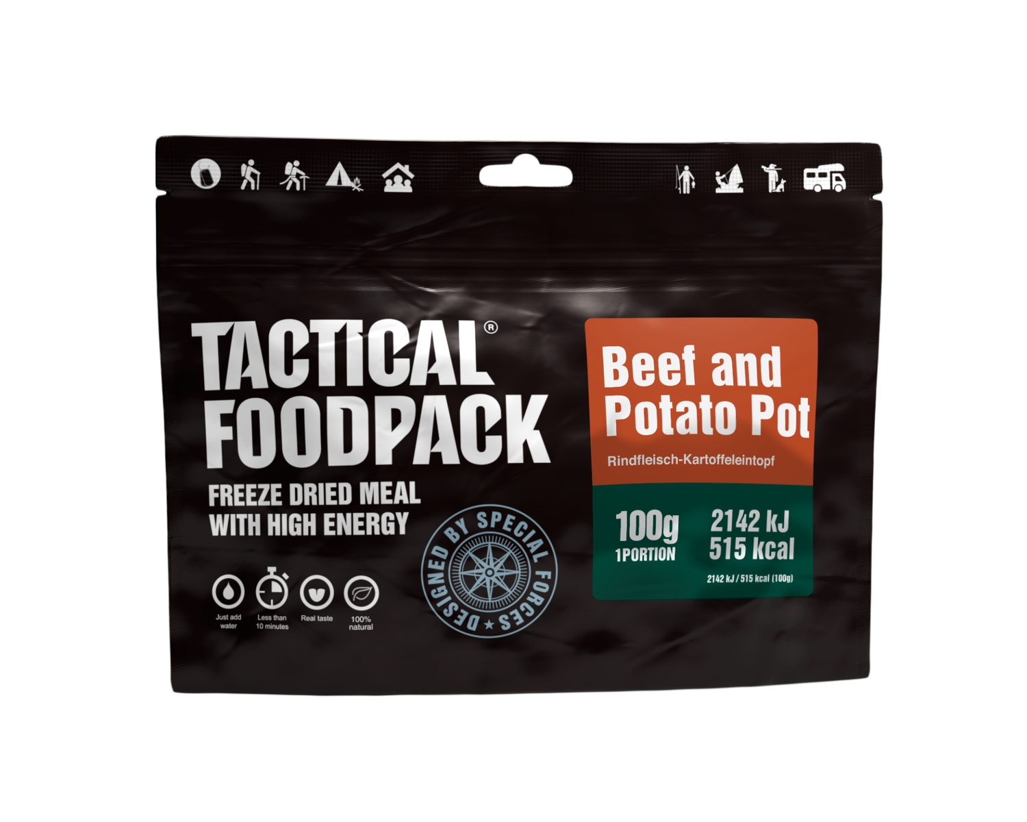 Matkatoit Tactical Foodpack, veise-kartulipada, 100 g