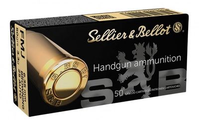 Püstoli padrun S&amp;B 6.35 mm Browning FMJ. 50 tk