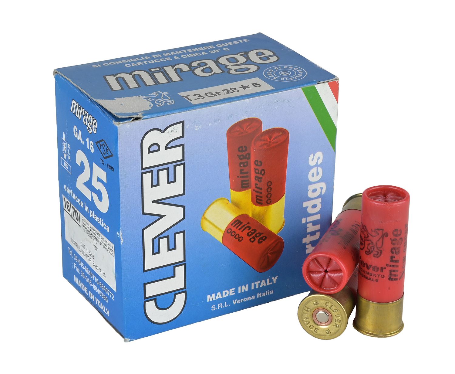 Padrun Clever Mirage T3, Kuul. 28 g. Kal. 16/70