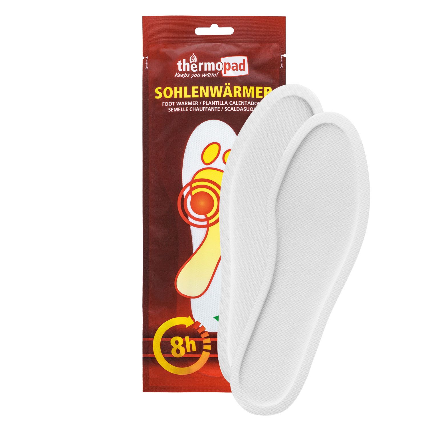 Soojenduspadjad jalgadele Thermopad, 1 paar