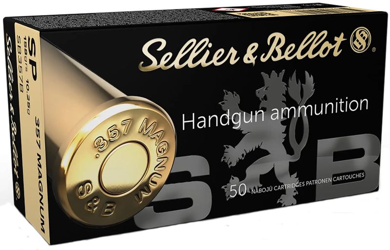 Püstoli padrun S&amp;B .357 Magnum SP 10,25 G. 50 tk