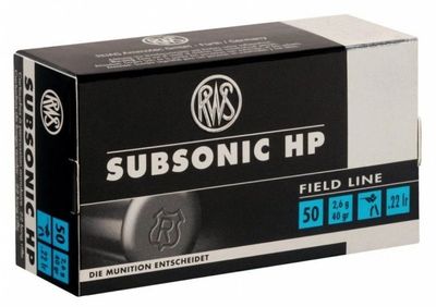Padrun RWS Subsonic HP, kal .22LR
