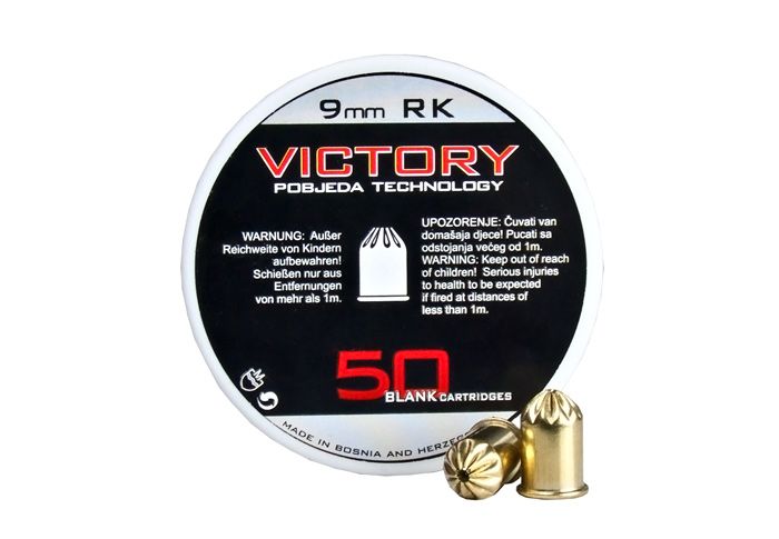Paukpadrunid Victory 9 mm RK Knall. 50 tk.