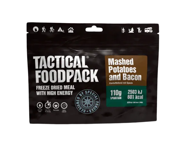 Matkatoit Tactical Foodpack, kartulipuder peekoniga, 110 g