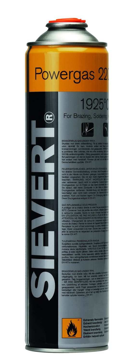 Sievert Powergas Gas Cylinder