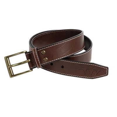 Blaser leather belt in cognac color