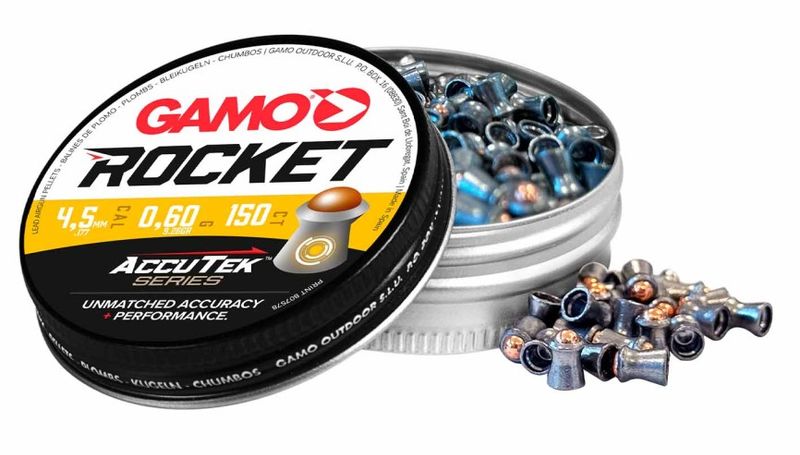 Gamo Rocket AccuTek air rifle pellets 4.5 mm