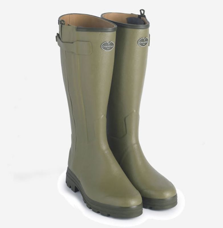 Rubber Boots  Le Chameau Cuir Vert