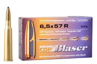 Blaser 6.5x57R. CDP 8.2 g