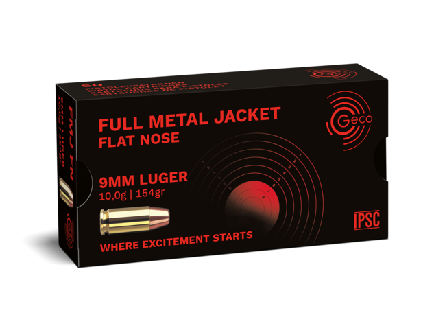 ​GECO 9x19 FMJ. 10 g