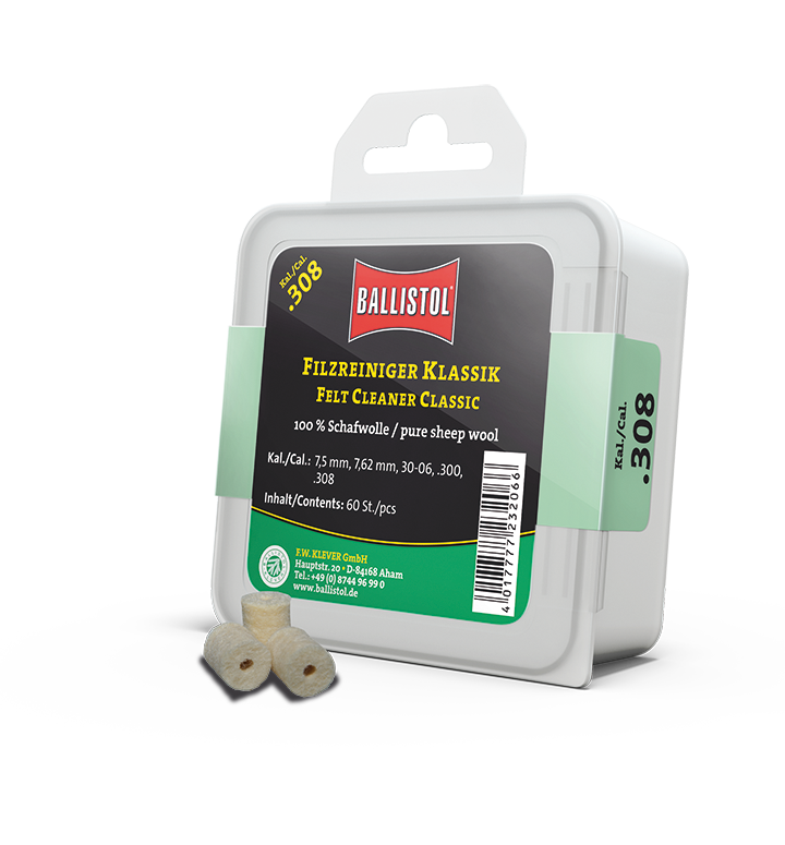 ​Ballistol felt cleaning pellets for 308 caliber