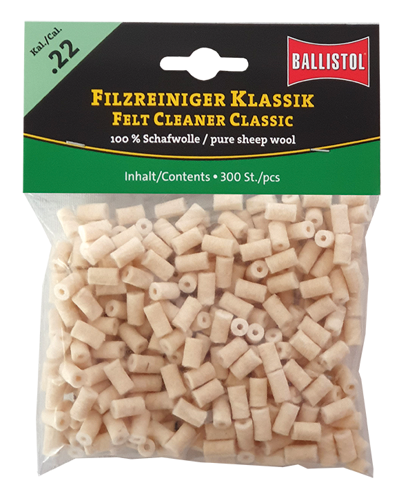 ​Ballistol felt cleaning pellets for .22 caliber