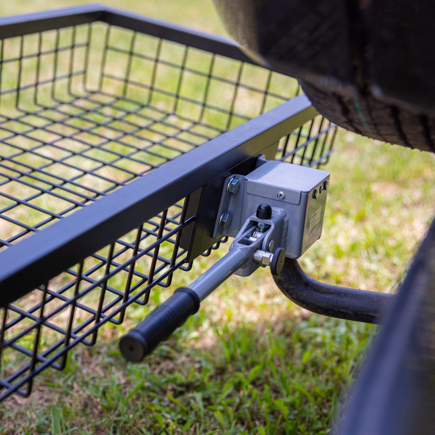 Rear carrier 1020 x 530 x 165 mm with quick coupling