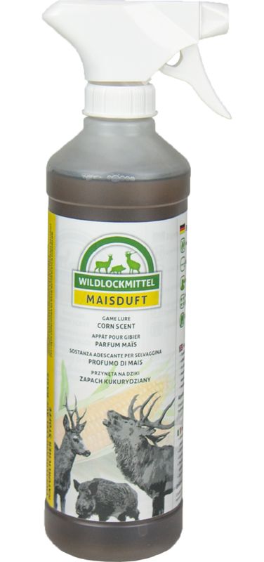 Corn-scented attractant for deer and wild boar. 500 ml.