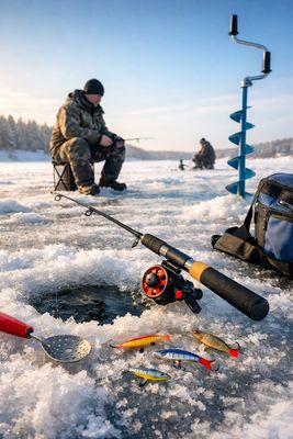 Ice fishing