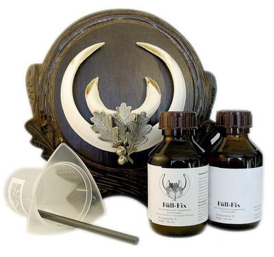 Füll Fix two-component liquid for filling wild boar tusks