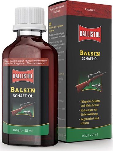 Puiduõli relvalaele Ballistol Balsin 50 ml. Punakas pruun