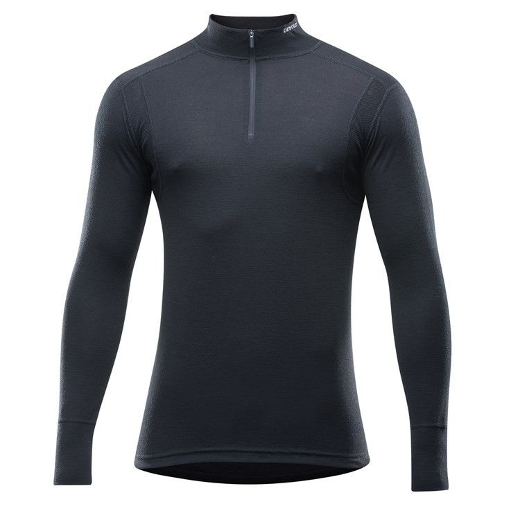 DEVOLD men's merino wool long sleeve high neck thermal base layer top for hunting and cold weather