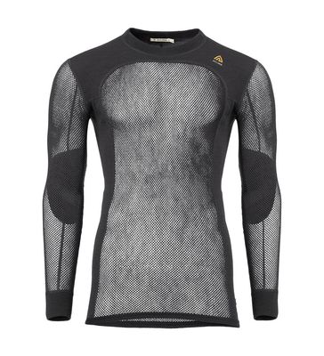 Merino Wool ACLIMA WoolNet Men's Mesh Base Layer Shirt Aclima WoolNet men's long sleeve merino wool mesh thermal base layer shirt for hunting and hiking